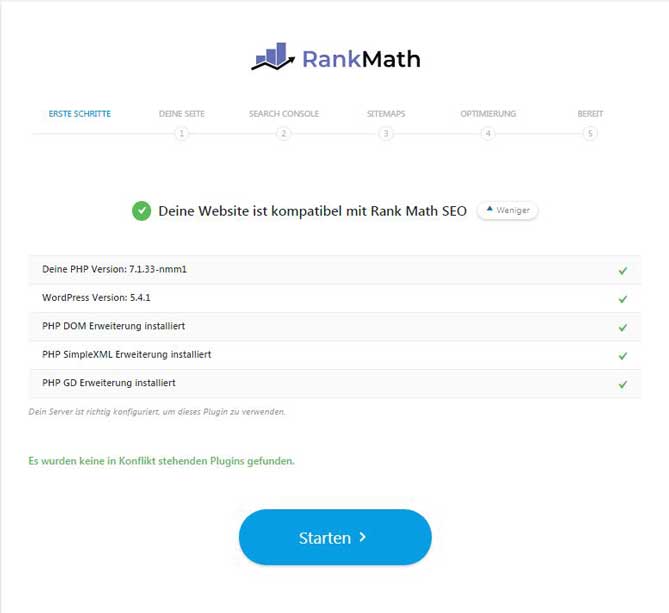Rank Math Assistent - Kompatibilität