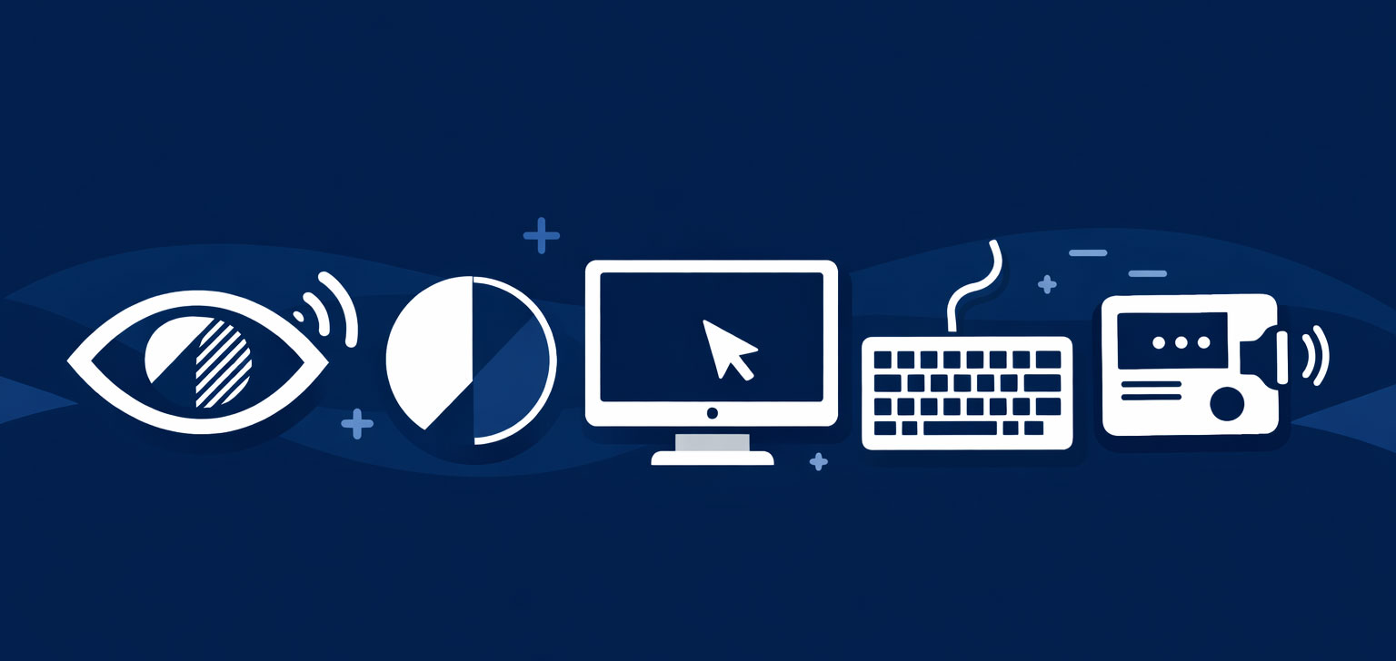 Headerbild nach WCAG-konformen Gestaltungsidealen