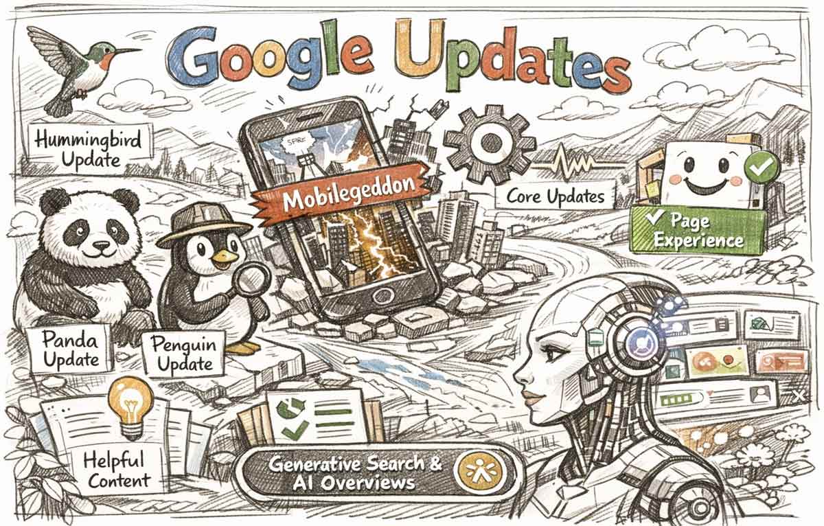 Header-Bild für die Seite Google-Updates