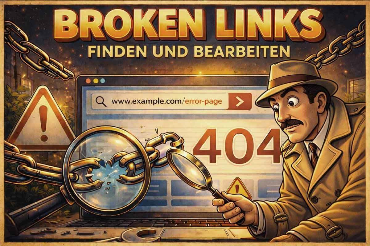 Hero Bild zur Seite Broken Links und 404 Fehler