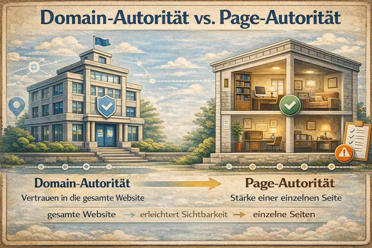 Hero Bild zur Seite Domain versus Page Autorität