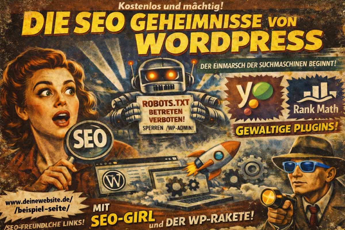 Illustration zur Seite Erste SEO Schritte in WordPress