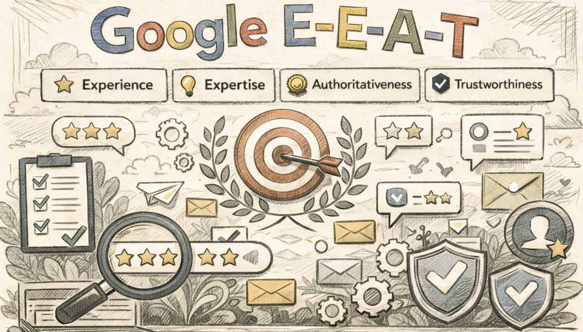 Hero Bild im Header der Seite Google E-E-A-T