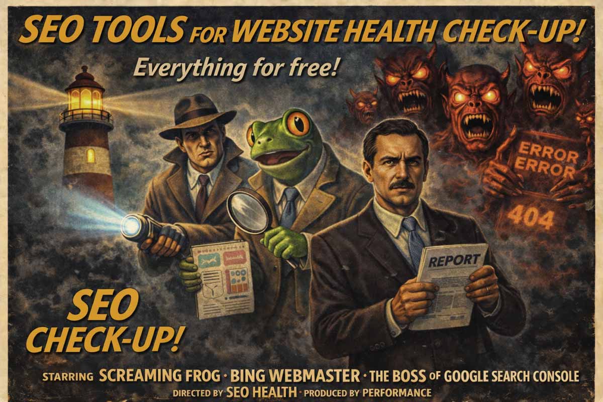 Kostenlose SEO Tools - Hero Bild im Header der Seite.