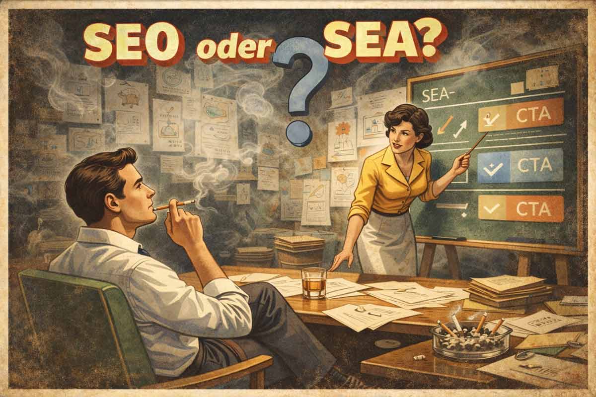 Header Bild Motiv: Landing Page für SEO oder SEA