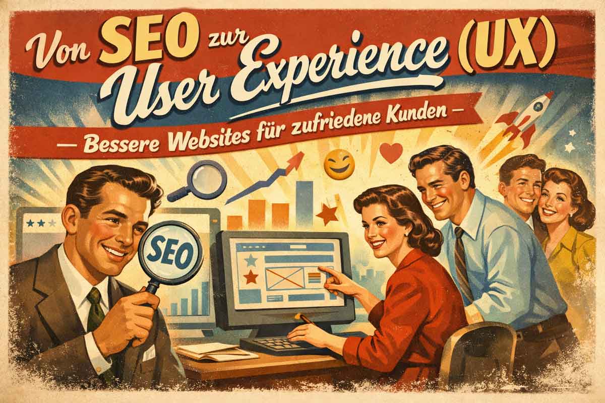 Hero Bild im Header der Seite Von SEO zur UX