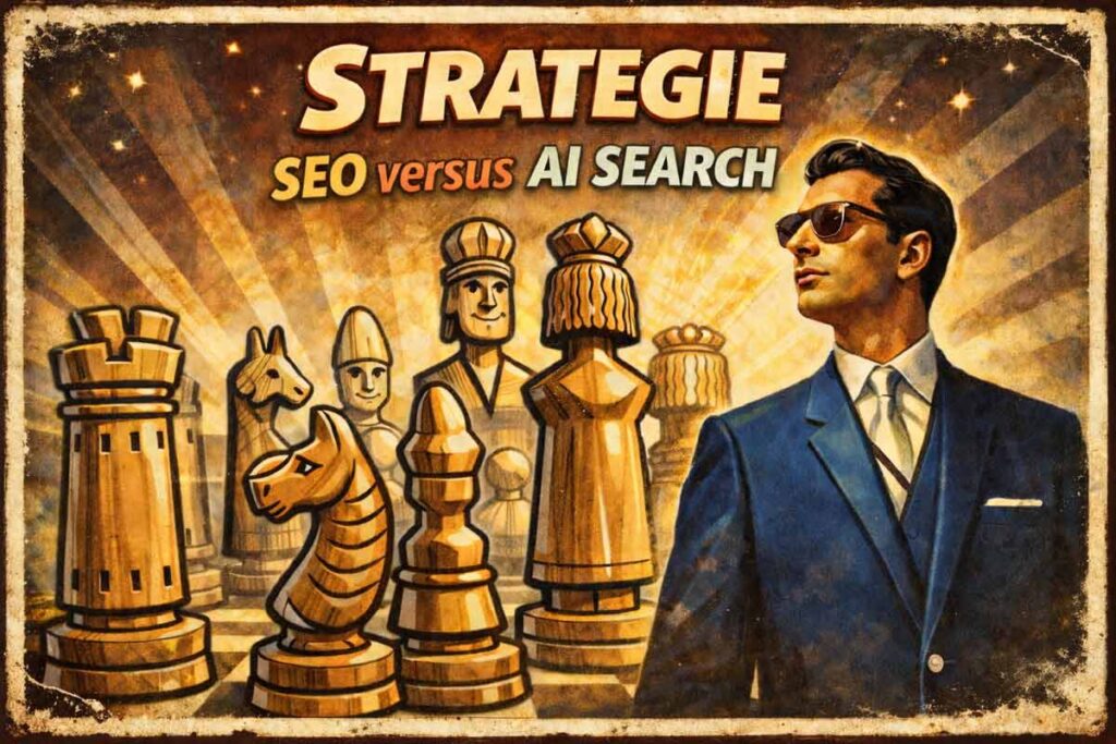 Header Bild zur Seite Strategie SEO versus KI