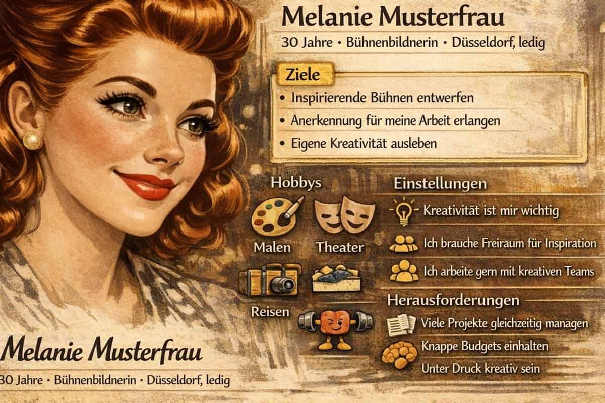 Header Bild mit Persona der Seite Zielgruppe