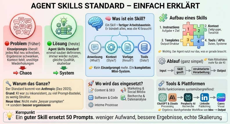 Infografik zum Agent-Skill-Standard