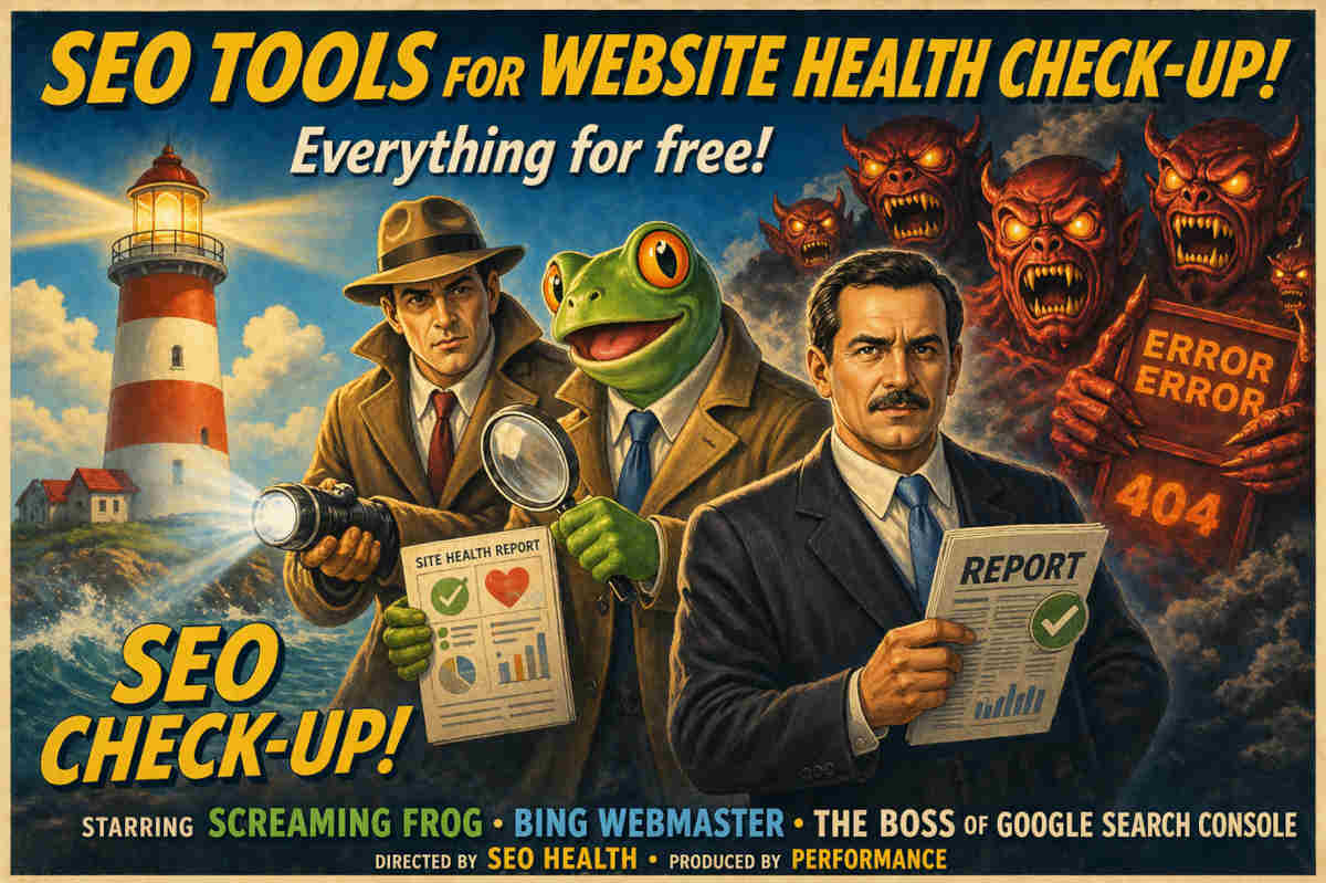Kostenlose SEO Tools - Hero Bild im Header der Seite.
