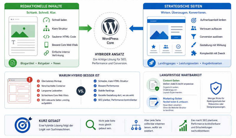 Pagebuilder als hybride Lösung in WordPress